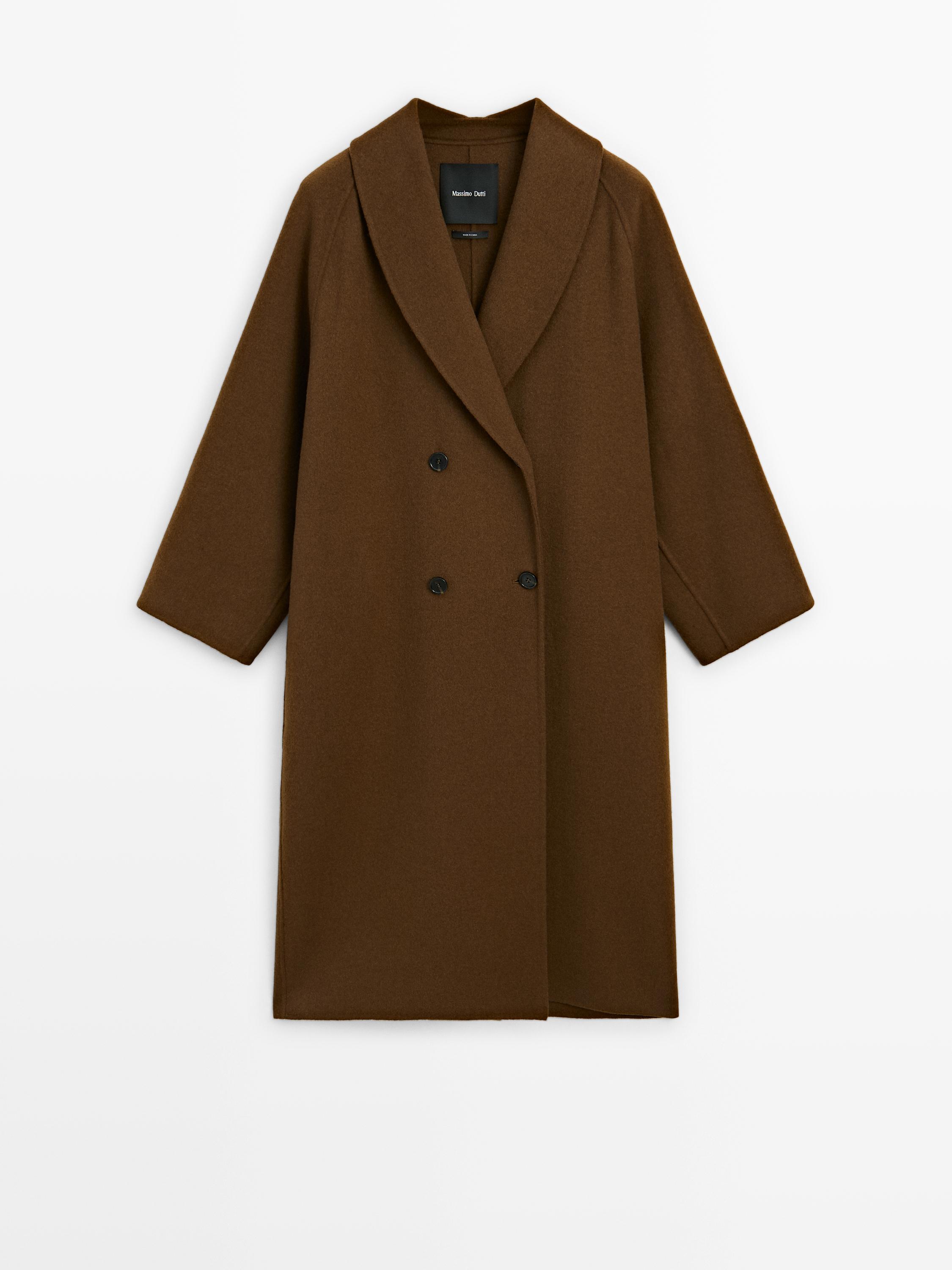 Manteau laine long